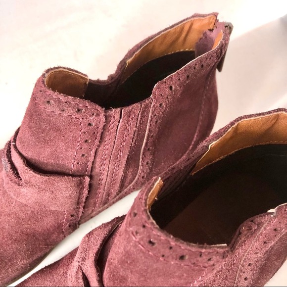 DV by Dolce Vita | Purple Suede Ankle Boots Booties 7.5 - Picture 7 of 16